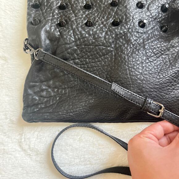 Alexander Wang studs black crossbody flap bag - Picture 9 of 9